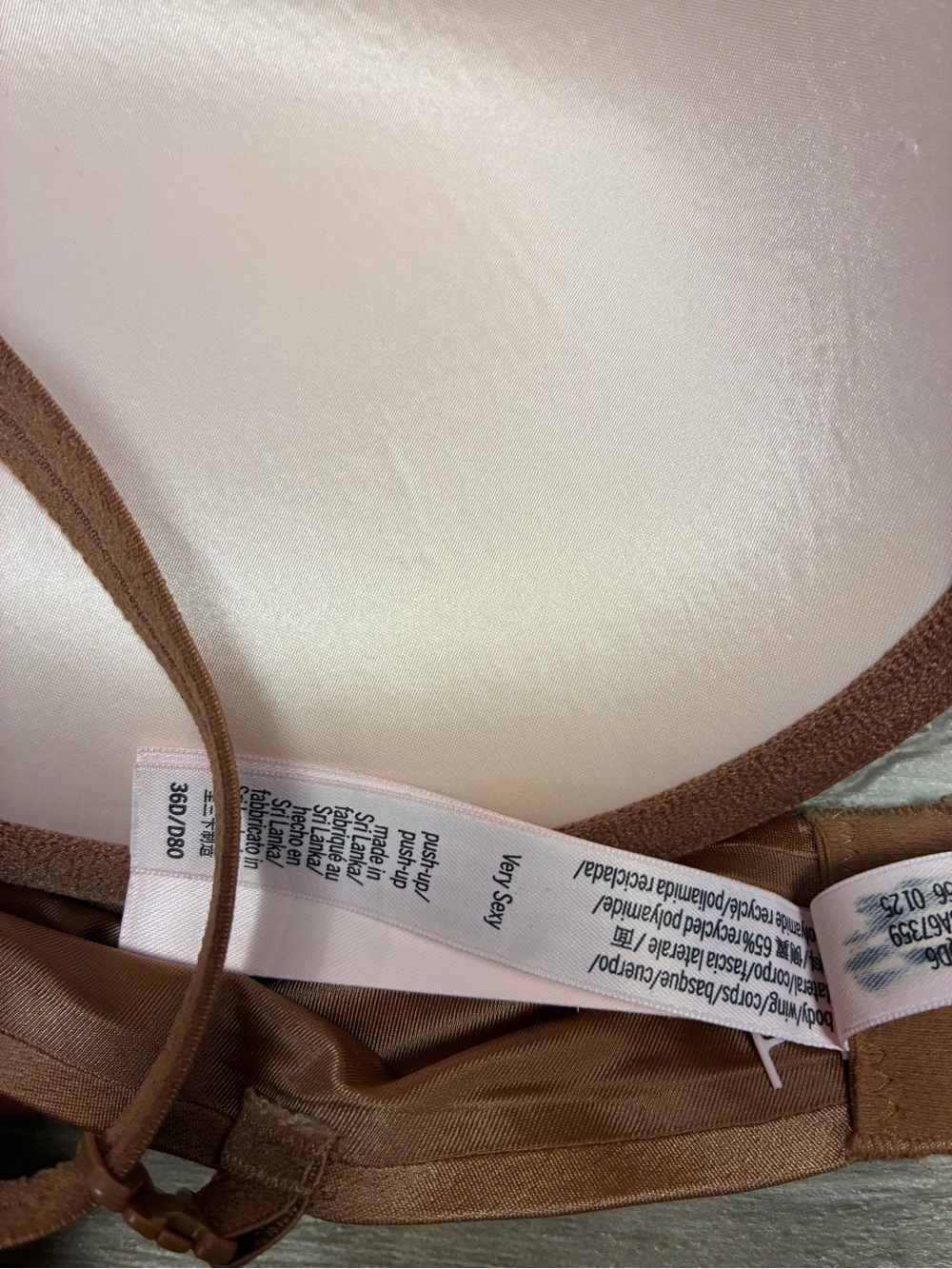 Victoria Secret 2 Satin Lace Underwired Push Up Bras - Picture 8 of 13